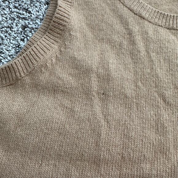 Lafayette 148 tan wool/cashmere sweater vest size L - Picture 14 of 14